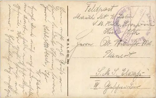 Kiel - Feldpost Marine - Mein Kronprinz -616994