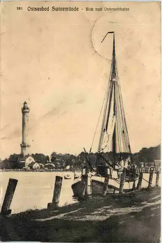 Ostseebad Swinemünde - Blick nach Osternothafen -617424