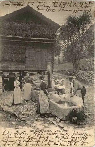 Schweiz - Am Dorfbrunnen -616182