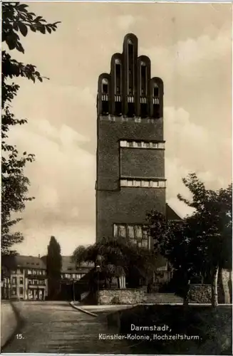 Darmstadt, Künstler-Kolonie, Hochzeitsturm -389946