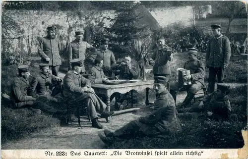 Das Quartett - Feldpost Inft. Batl. Hannover -617214
