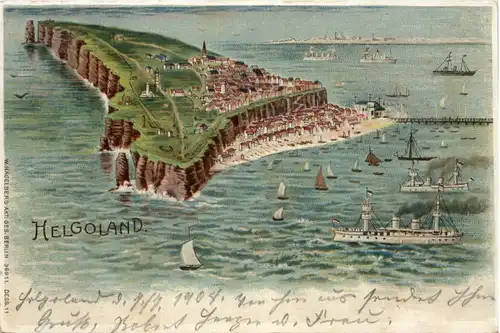 Helgoland - Litho -617434