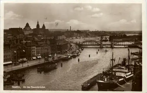 Stettin - An der Baumbrücke -616642