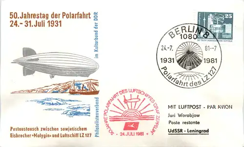 50. Jahrestag der Polarfahrt 1931 - Zeppelin -617614