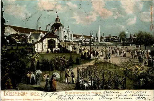 Düsseldorf 1902 - Hauptindustriehalle -393188