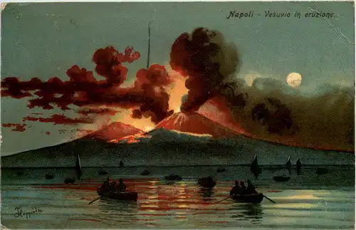 Napoli - Vesuvio in eruzione -616220