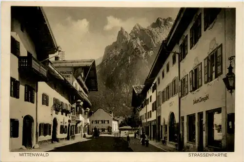 Mittenwald, Strassenpartie -390298