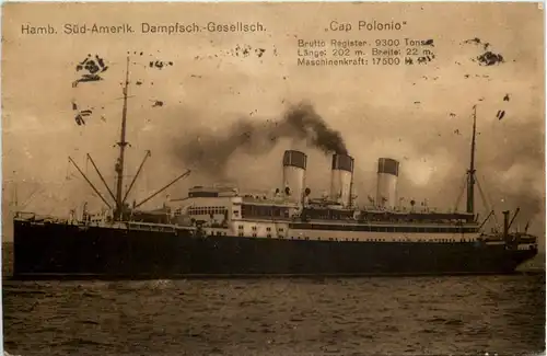 Dampfer Cap Polonio - Hamburg Süd-Amerika -616690