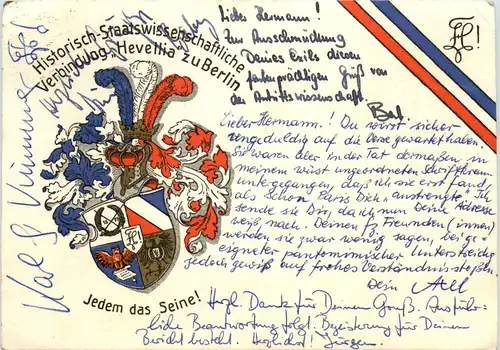 Berlin - Verbindung Hvellia - Studentika -616782