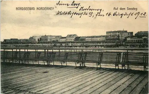 Nordseebad Norderney - Auf dem Seesteg -617420