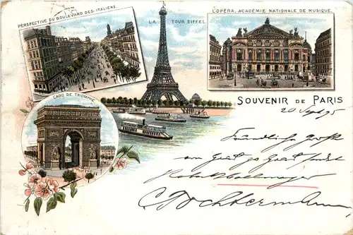 Souvenir de Paris - Litho -616798