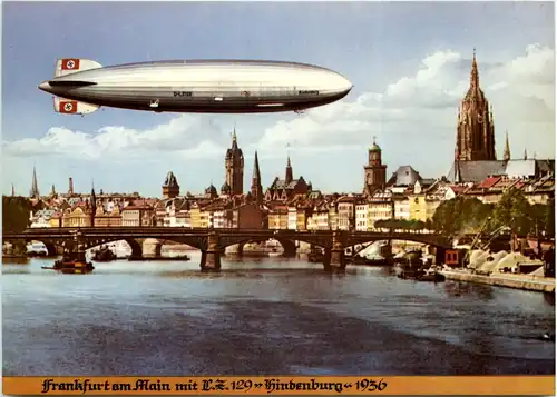 Frankfurt - Luftschiff Hinenburg - REPRO -617560