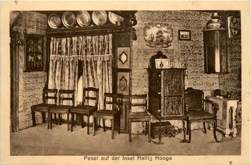 Pesel auf der Insel Hallig Hooge -390536