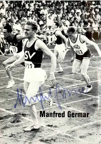 Manfred Germar mit Autogramm - Sportler -615558
