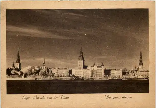 Riga - Ansicht von der Düna -615756