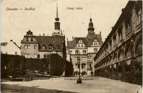 Dresden, Stallhof, Königl. Schloss -393684