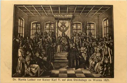 Worms - Luther vor Kaiser Karl V -618504