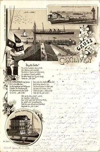 Gruss aus Cuxhaven - Litho 1895 -616756