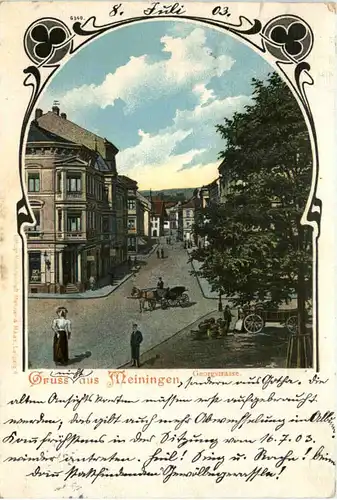 Gruss aus Meiningen - Georgstrasse -617940