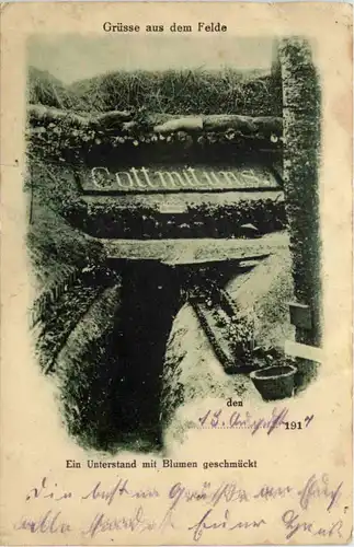 Gott mit uns - Feldpost Feld Rekrutendepot -617310