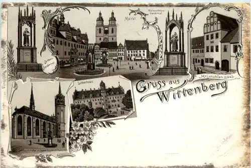 Gruss aus Wittenberg - Litho -618334