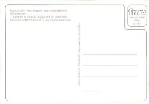 Graf Zeppelin über Friedrichshafen -617570