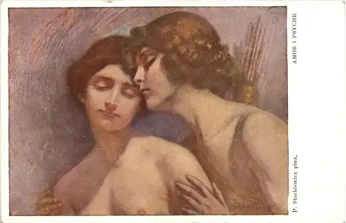 Künstlerkarte P. Stachiewicz - Erotik -618884