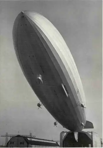 LZ 129 Hindenburg erster Aufstieg - Zeppelin - REPRO -617558