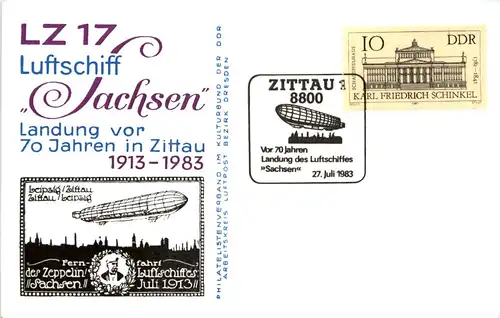 Zittau - LZ17 Luftschiff Sachsen -617622