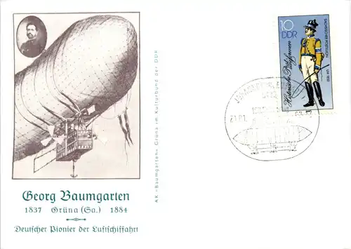 Grüna - Georg Baumgarten Luftschifffahrt -617662