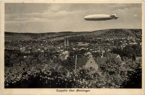 Zeppelin über Meiningen -617930