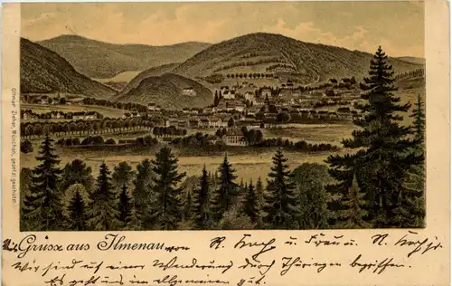 Gruss aus Ilmenau - Litho -618010