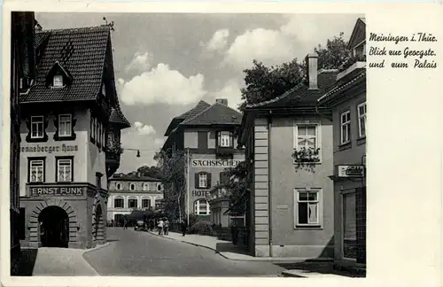 Meiningen - Blick zur Georgstrasse -617922