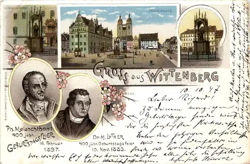 Gruss aus Wittenberg - Litho -618190