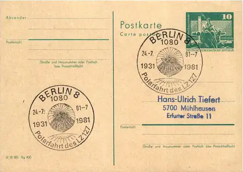 50. Jahrestag der Polarfahrt 1931 - Zeppelin -617616