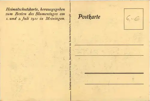 Walldorf an der Werra - Meiningen - Blumentag 1911 -618022