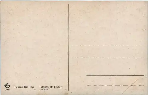 Künstler AK - Eduard Grützner -619234