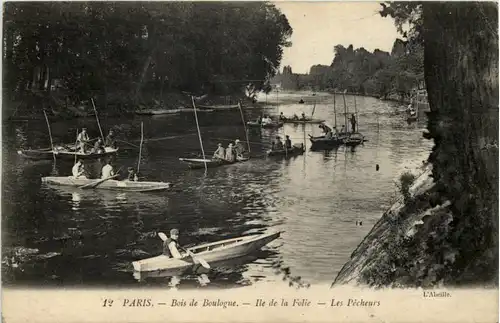 Paris - Bois de Boulogne - Pecheurs -616632