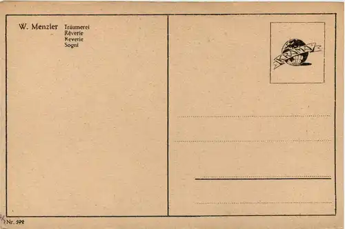 Künstler Ak - W. Menzler -619704