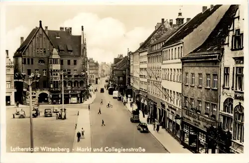 Wittenberg - Markt und Collegienstrasse -618322