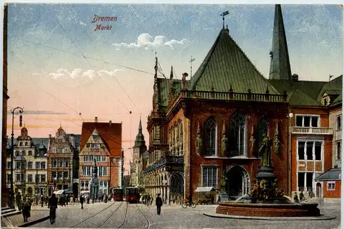 Bremen - Markt - Genesenden Kompagnie Infanterie Regiment 75 -478114