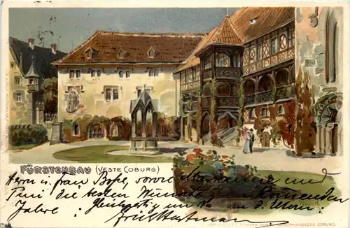 Veste Coburg - Fürstenbau - Litho -618438