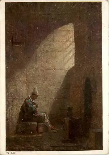 Künstler AK - C. Spitzweg - Aschermittwoch -619200