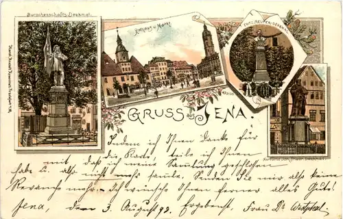 Gruss aus Jena - Litho -618518