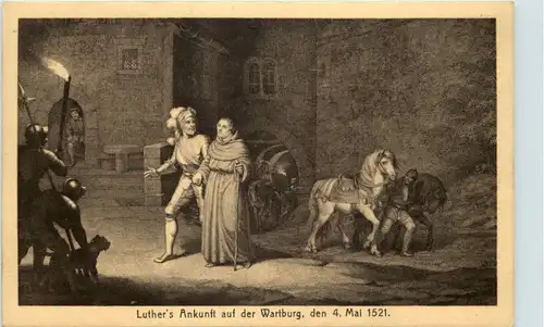 Luthers Ankunft auf der Wartburg -618502
