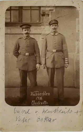 Charleville - Weihnachten 1916 - Soldaten -617112