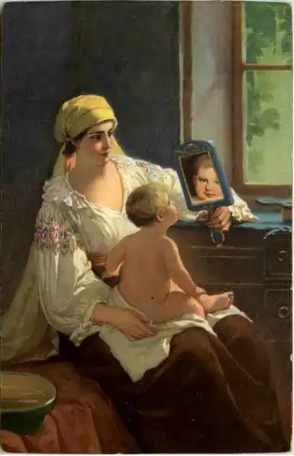 Künstler AK - Jaroslaw Czermak - Der Spiegel -618970