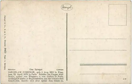 Künstler AK - Jaroslaw Czermak - Der Spiegel -618970