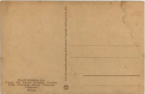 Künstlerkarte Henrik Schousboe - Erotik -618862