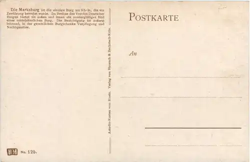 Braubach und die Marksburg -619580